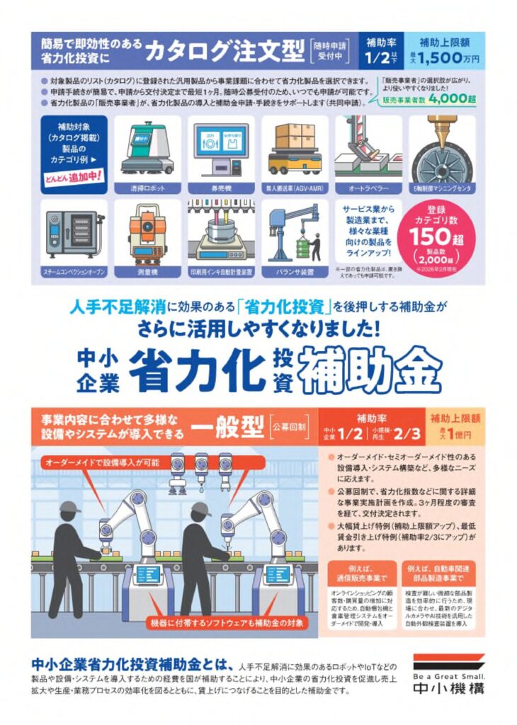 中小企業省力化投資補助金